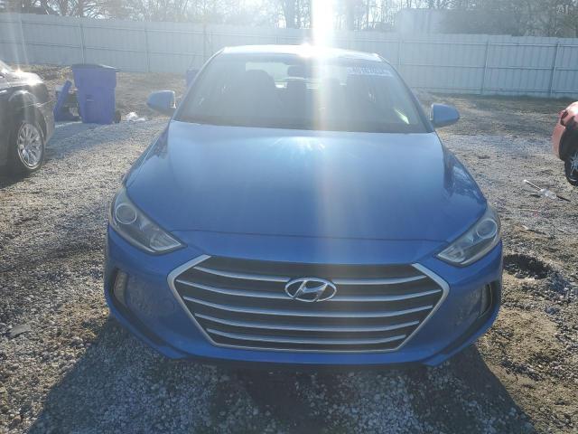 KMHD84LF9HU144227 - 2017 HYUNDAI ELANTRA SE BLUE photo 5