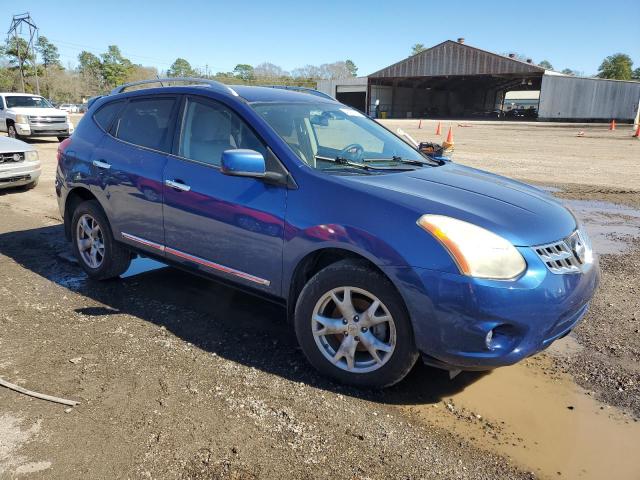 JN8AS5MT0BW184215 - 2011 NISSAN ROGUE S BLUE photo 4