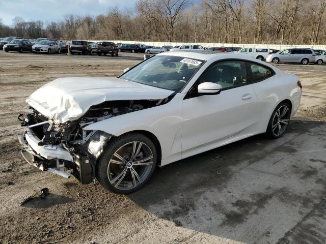 WBA73AP03PCL93743 - 2023 BMW 430XI WHITE photo 1