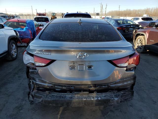 KMHDH4AE9GU646986 - 2016 HYUNDAI ELANTRA SE SILVER photo 6