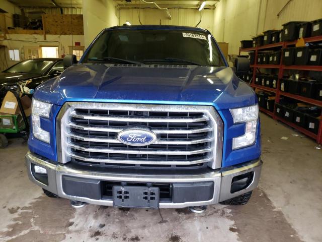 1FTEW1EP0FFB06230 - 2015 FORD F150 SUPERCREW BLUE photo 5