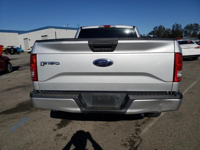 1FTEX1E86HKC47349 - 2017 FORD F150 SUPER CAB SILVER photo 6