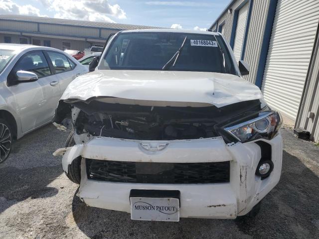 JTEZU5JR1L5226637 - 2020 TOYOTA 4RUNNER SR5 WHITE photo 5