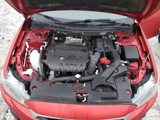 JA32U2FU4HU007099 - 2017 MITSUBISHI LANCER ES BURGUNDY photo 11