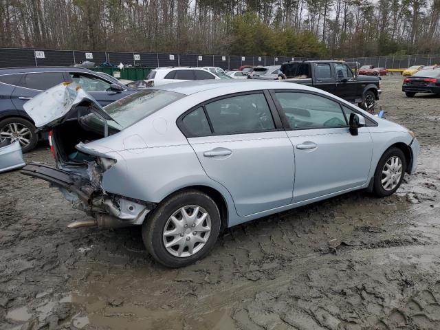 2HGFB2F53CH598184 - 2012 HONDA CIVIC LX BLUE photo 3