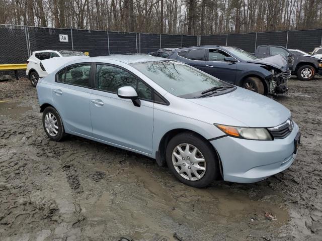 2HGFB2F53CH598184 - 2012 HONDA CIVIC LX BLUE photo 4