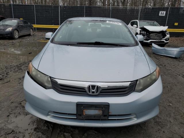 2HGFB2F53CH598184 - 2012 HONDA CIVIC LX BLUE photo 5