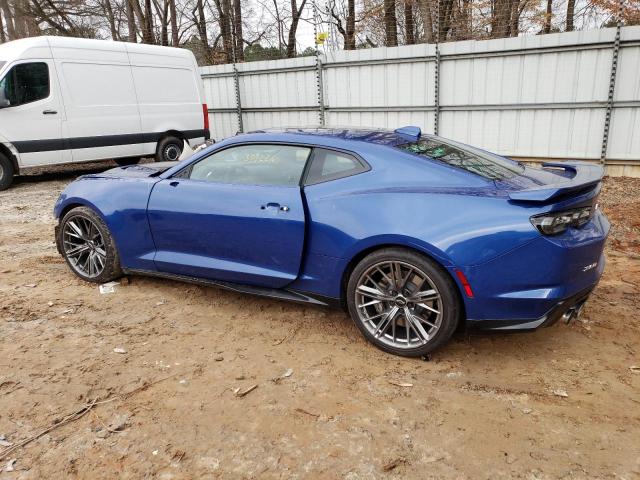 1G1FK1R6XN0118526 - 2022 CHEVROLET CAMARO ZL1 BLUE photo 2