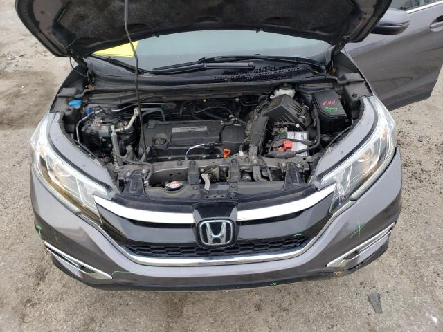 5J6RM3H9XFL016322 - 2015 HONDA CR-V TOURING GRAY photo 12