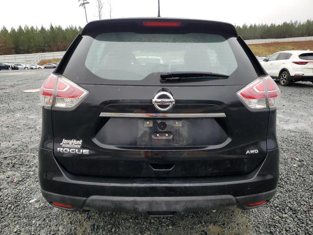 KNMAT2MV6GP609995 - 2016 NISSAN ROGUE S BLACK photo 6