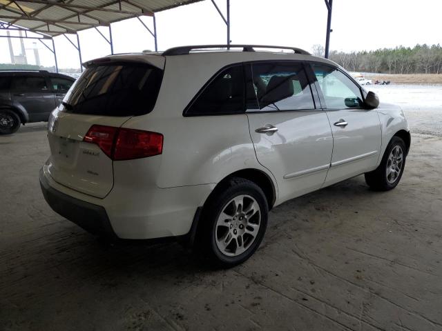 2HNYD28489H505717 - 2009 ACURA MDX TECHNOLOGY WHITE photo 3