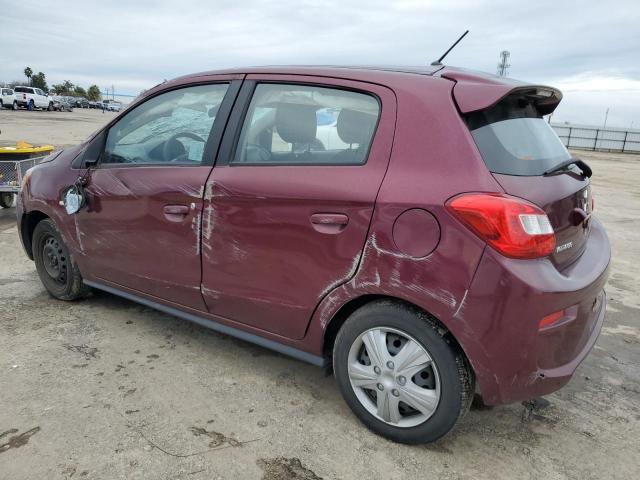 ML32A3HJ9LH011236 - 2020 MITSUBISHI MIRAGE ES BURGUNDY photo 2