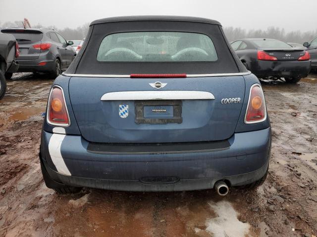 WMWMR33559TJ93691 - 2009 MINI COOPER BLUE photo 6