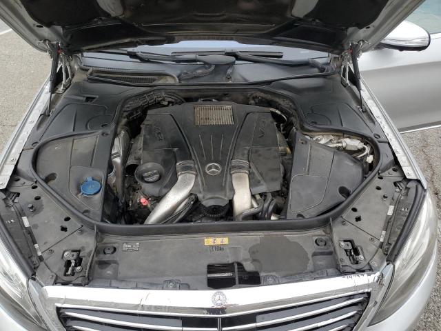 WDDUG8CB6FA114389 - 2015 MERCEDES-BENZ S 550 SILVER photo 11