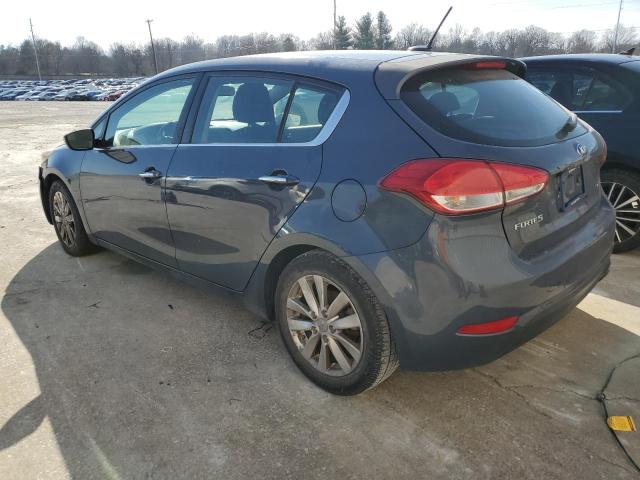 KNAFX5A81E5163142 - 2014 KIA FORTE EX GRAY photo 2