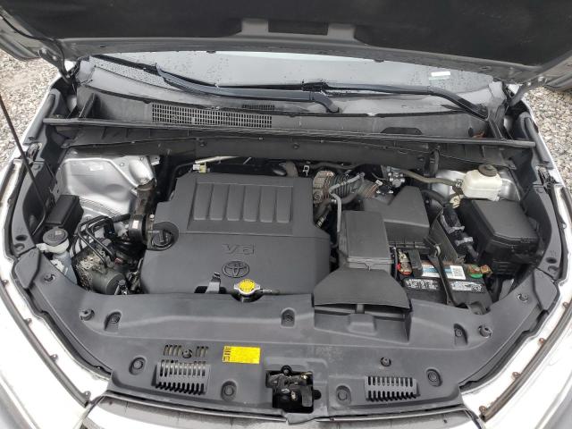 5TDKKRFH3ES024477 - 2014 TOYOTA HIGHLANDER XLE GRAY photo 12