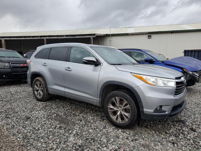 5TDKKRFH3ES024477 - 2014 TOYOTA HIGHLANDER XLE GRAY photo 4