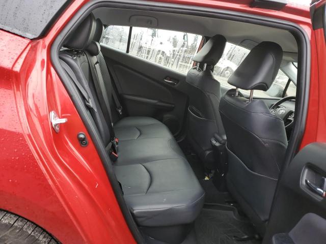 JTDL9RFU8K3004042 - 2019 TOYOTA PRIUS RED photo 10