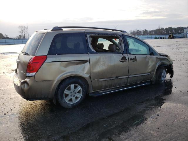 5N1BV28U44N322707 - 2004 NISSAN QUEST S GOLD photo 3