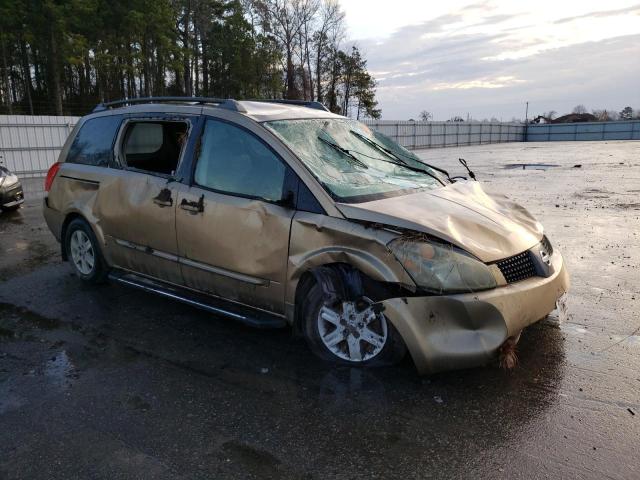 5N1BV28U44N322707 - 2004 NISSAN QUEST S GOLD photo 4