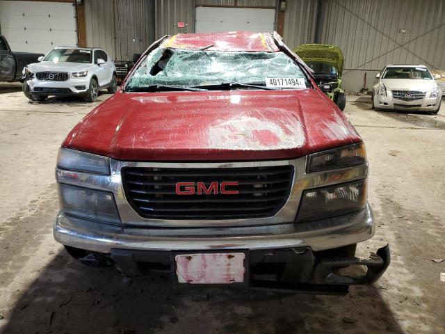 1GTDT196348111199 - 2004 GMC CANYON MAROON photo 5