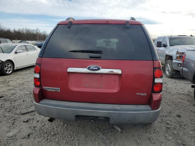 1FMEU63E16UA63285 - 2006 FORD EXPLORER XLT RED photo 6