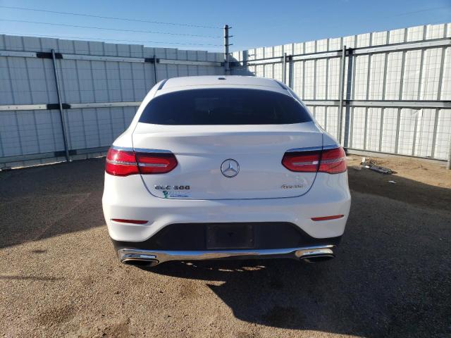 WDC0J4KB2HF154781 - 2017 MERCEDES-BENZ GLC COUPE 300 4MATIC WHITE photo 6