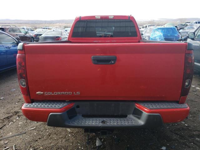 1GCCS196358100722 - 2005 CHEVROLET COLORADO RED photo 6