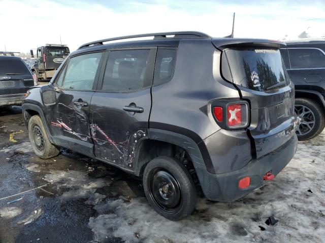 ZACCJBCB2JPH60025 - 2018 JEEP RENEGADE TRAILHAWK GRAY photo 2