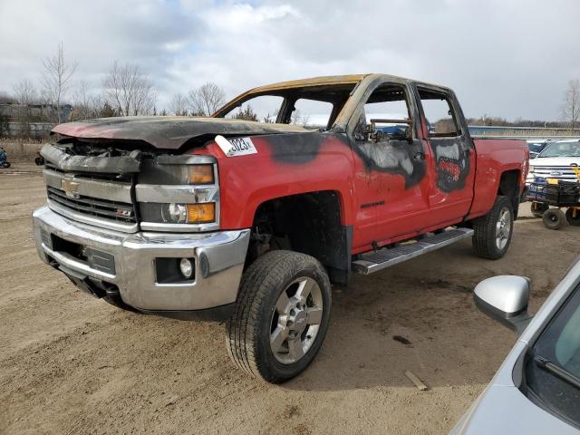 1GC1KVE84GF114181 - 2016 CHEVROLET SILVERADO K2500 HEAVY DUTY LT RED photo 1