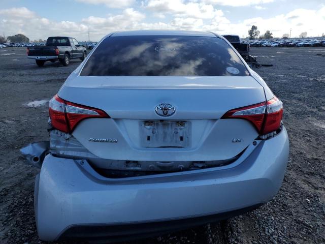 5YFBURHE2GP445275 - 2016 TOYOTA COROLLA L SILVER photo 6