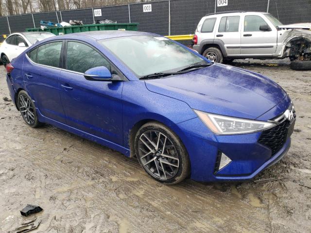 KMHD04LB5LU049774 - 2020 HYUNDAI ELANTRA SPORT BLUE photo 4