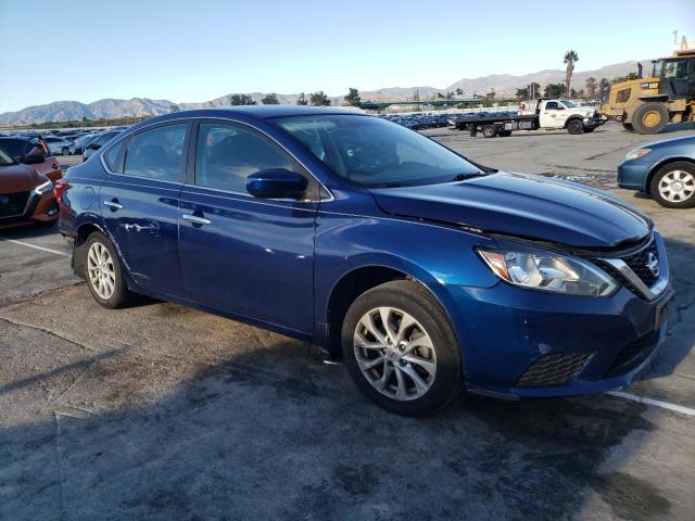 3N1AB7AP1KY208984 - 2019 NISSAN SENTRA S BLUE photo 4