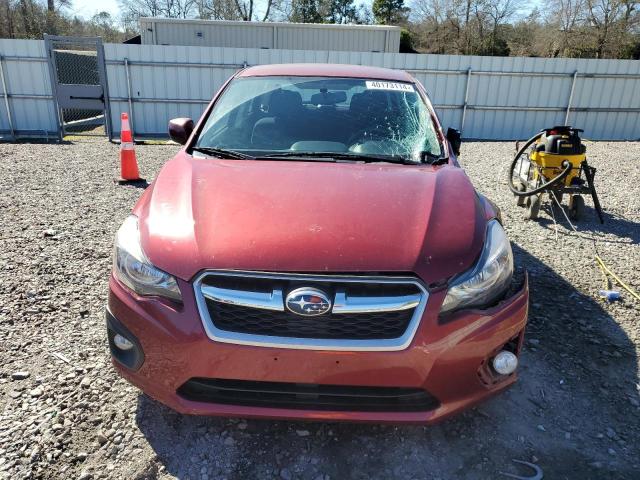 JF1GPAC60CH242945 - 2012 SUBARU IMPREZA PREMIUM RED photo 5