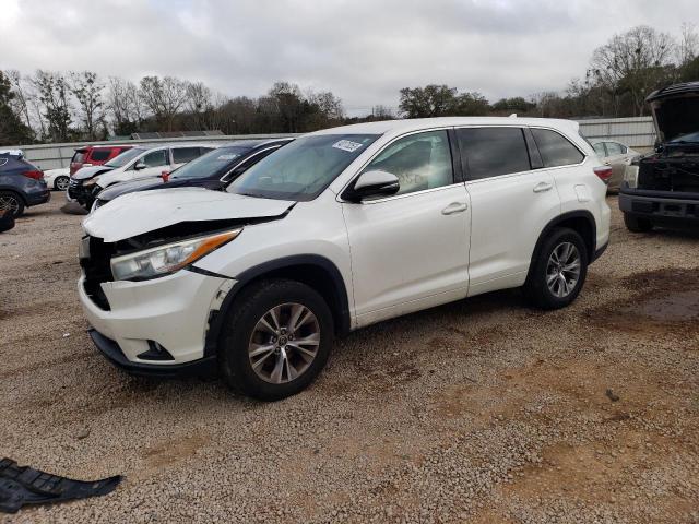 5TDZKRFH0GS156985 - 2016 TOYOTA HIGHLANDER LE WHITE photo 1