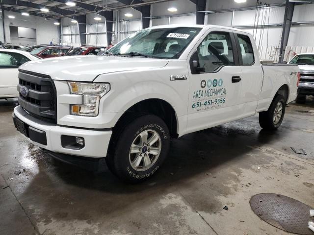 1FTEX1E86HFC20693 - 2017 FORD F-150 SUPER CAB WHITE photo 1