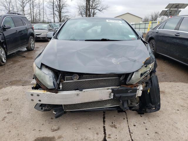 2HGFG3B57CH532637 - 2012 HONDA CIVIC LX GRAY photo 5