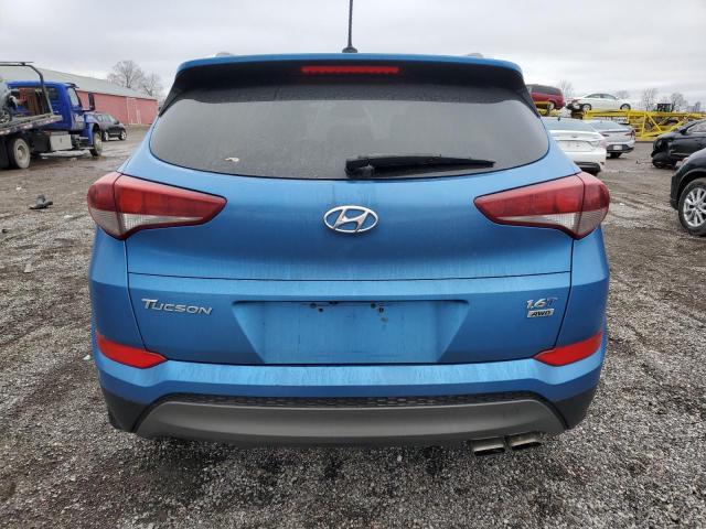 KM8J3CA28GU021304 - 2016 HYUNDAI TUCSON LIMITED BLUE photo 6