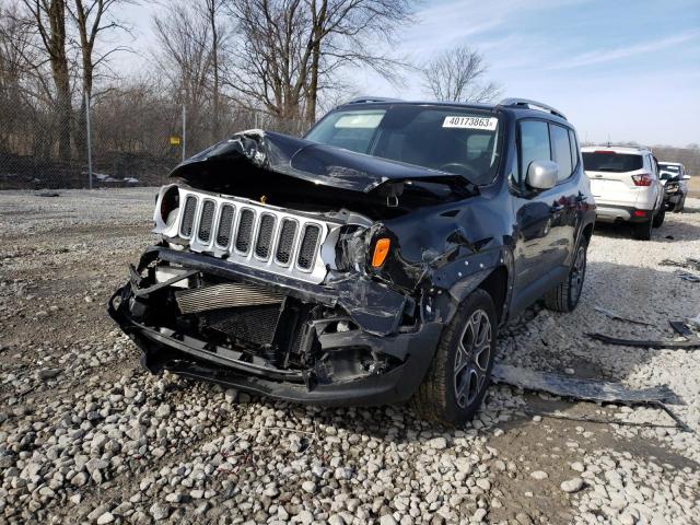 ZACCJBDT9GPD31755 - 2016 JEEP RENEGADE LIMITED BLACK photo 1