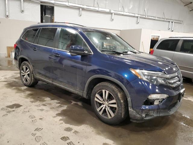 5FNYF6H66GB060552 - 2016 HONDA PILOT EXL BLUE photo 4