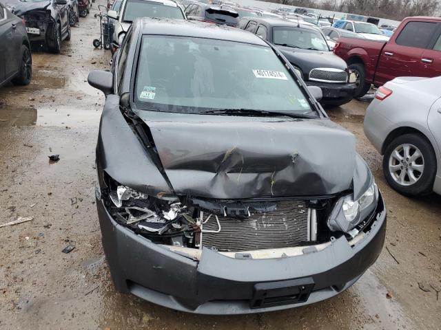 2HGFA16589H343679 - 2009 HONDA CIVIC LX GRAY photo 5