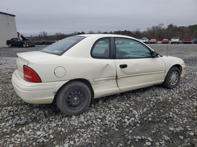 1P3ES42C6SD294420 - 1995 PLYMOUTH NEON HIGHLINE WHITE photo 3