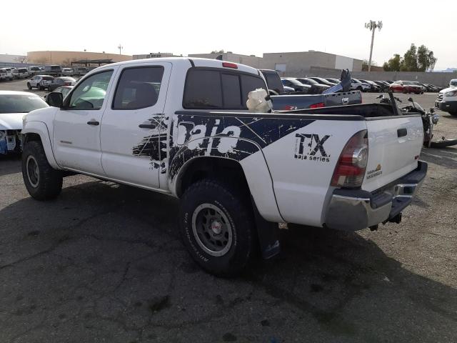 5TFLU4EN4DX070630 - 2013 TOYOTA TACOMA DOUBLE CAB WHITE photo 2