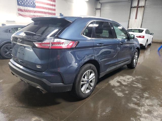 2FMPK4J97KBC34498 - 2019 FORD EDGE SEL BLUE photo 3