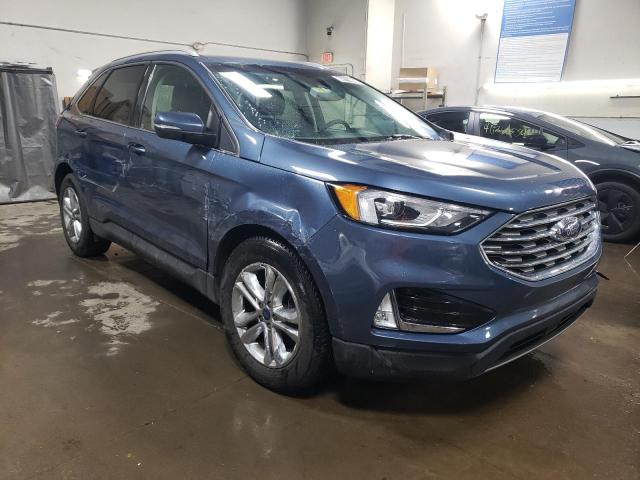 2FMPK4J97KBC34498 - 2019 FORD EDGE SEL BLUE photo 4