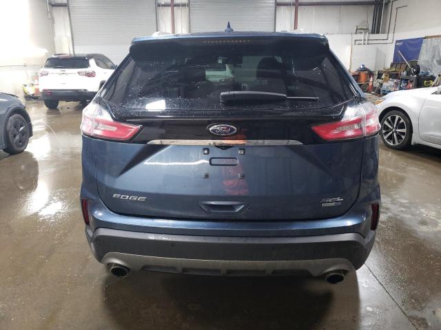 2FMPK4J97KBC34498 - 2019 FORD EDGE SEL BLUE photo 6