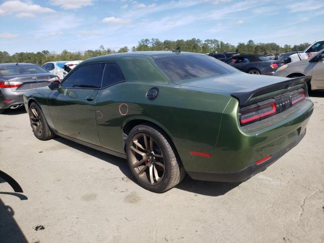 2C3CDZFJ6MH567826 - 2021 DODGE CHALLENGER R/T SCAT PACK GREEN photo 2