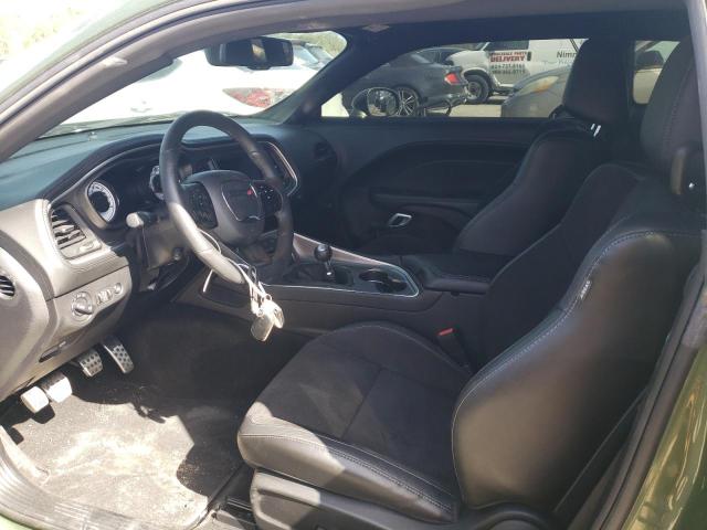 2C3CDZFJ6MH567826 - 2021 DODGE CHALLENGER R/T SCAT PACK GREEN photo 7