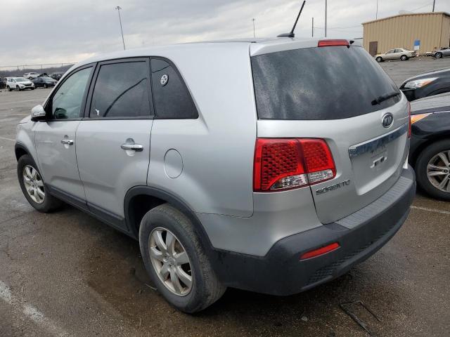 5XYKT3A14CG232074 - 2012 KIA SORENTO BASE SILVER photo 2