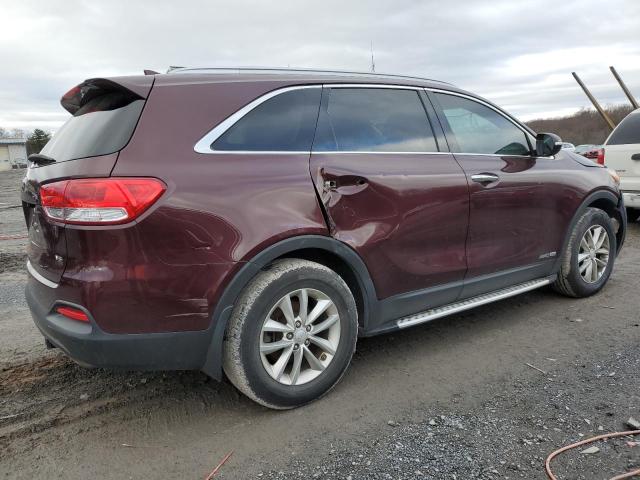 5XYPGDA52HG240295 - 2017 KIA SORENTO LX BURGUNDY photo 3